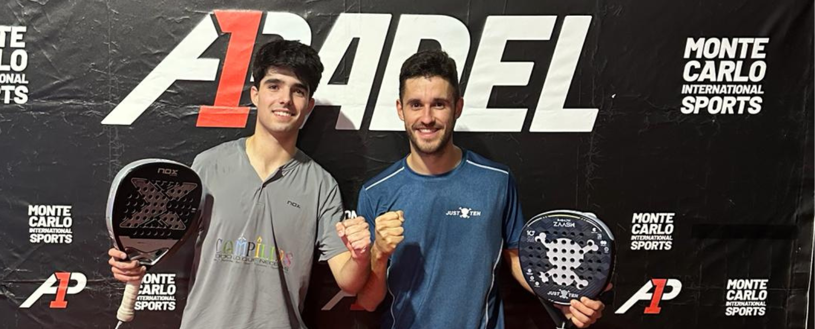 Camiseta de pádel Tolito Aguirre oficial azul - Hirostar padel